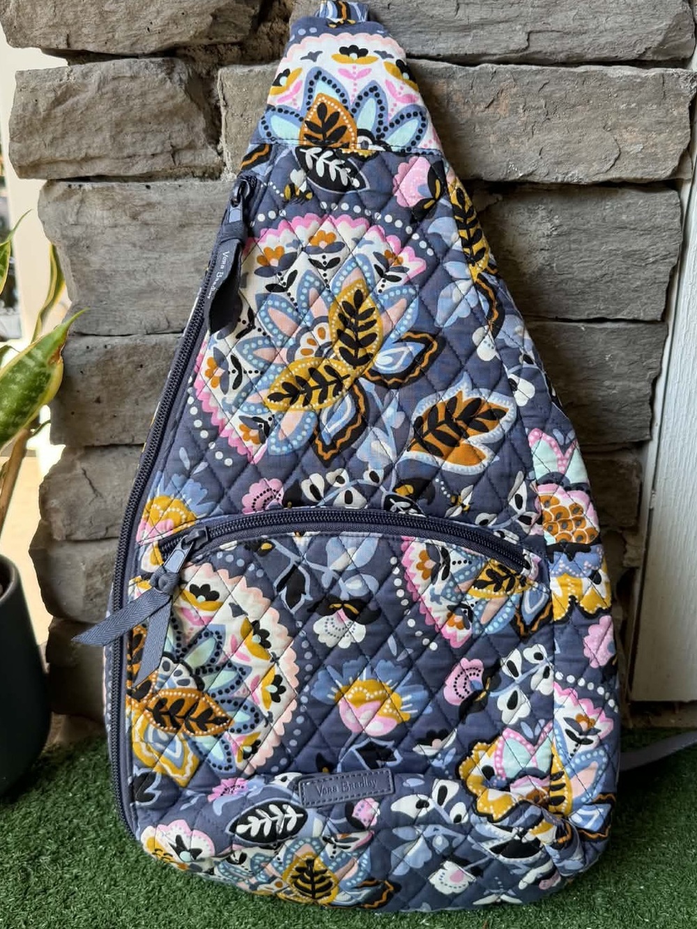 Vera Bradley Charmont Meadow Pattern Womens Sling Backpack
